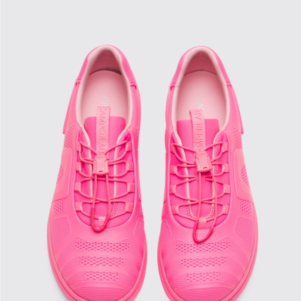 New CAMPER sz 37 Pelotas Protect Lace-up Trainers In Pink